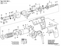 Bosch 0 602 130 067 GR.57 High Frequency Drill Spare Parts